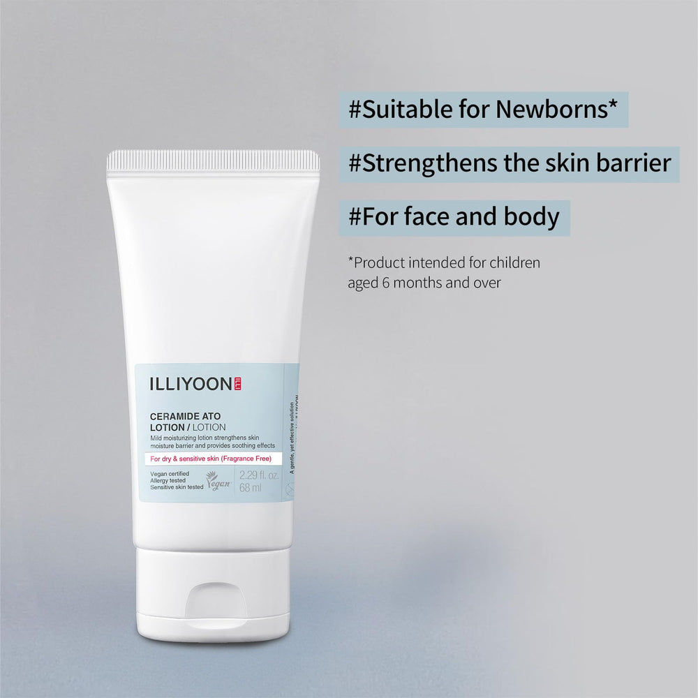 Barrera cutánea fortalecida gracias a Illiyoon Ato Lotion.