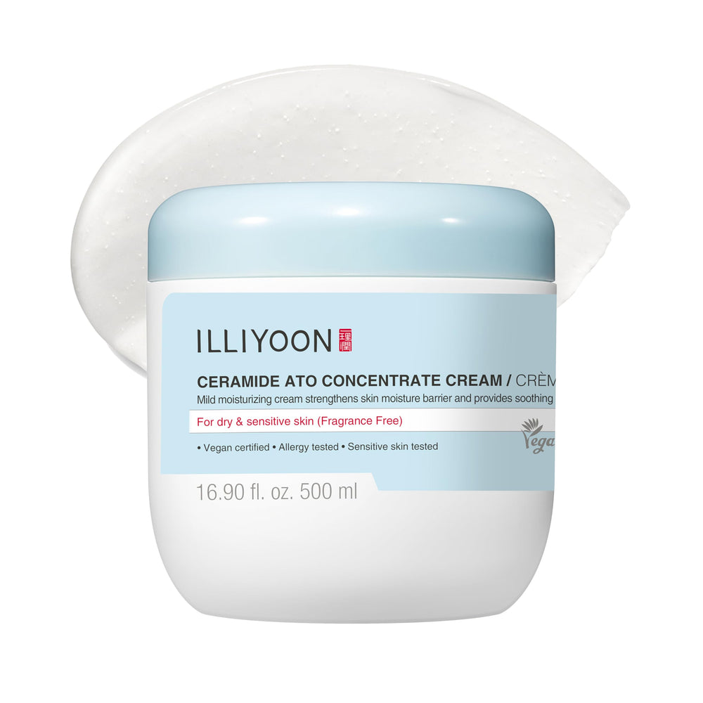 Illiyoon Crema Concentrada de Ceramidas Ato envase de 500 ml para hidratación suave