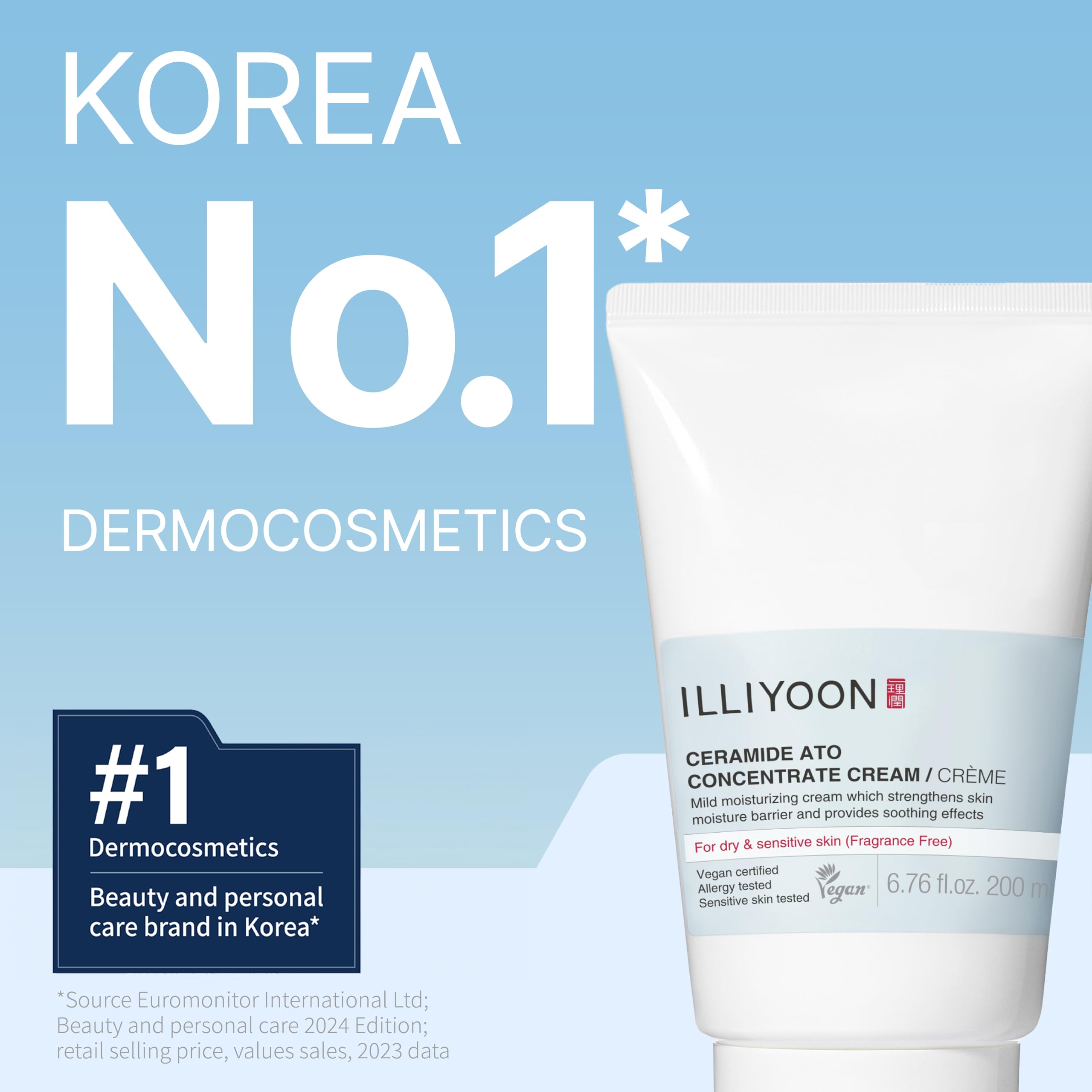 Illiyoon Crema Concentrada de Ceramidas Ato, tapa visible para control de aplicación