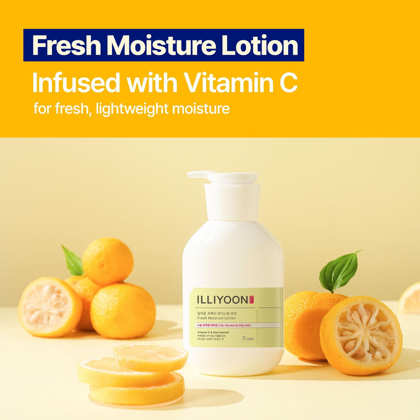 Illiyoon Fresh Moisture Lotion gel-cream texture demonstrates fast absorption and non sticky finish
