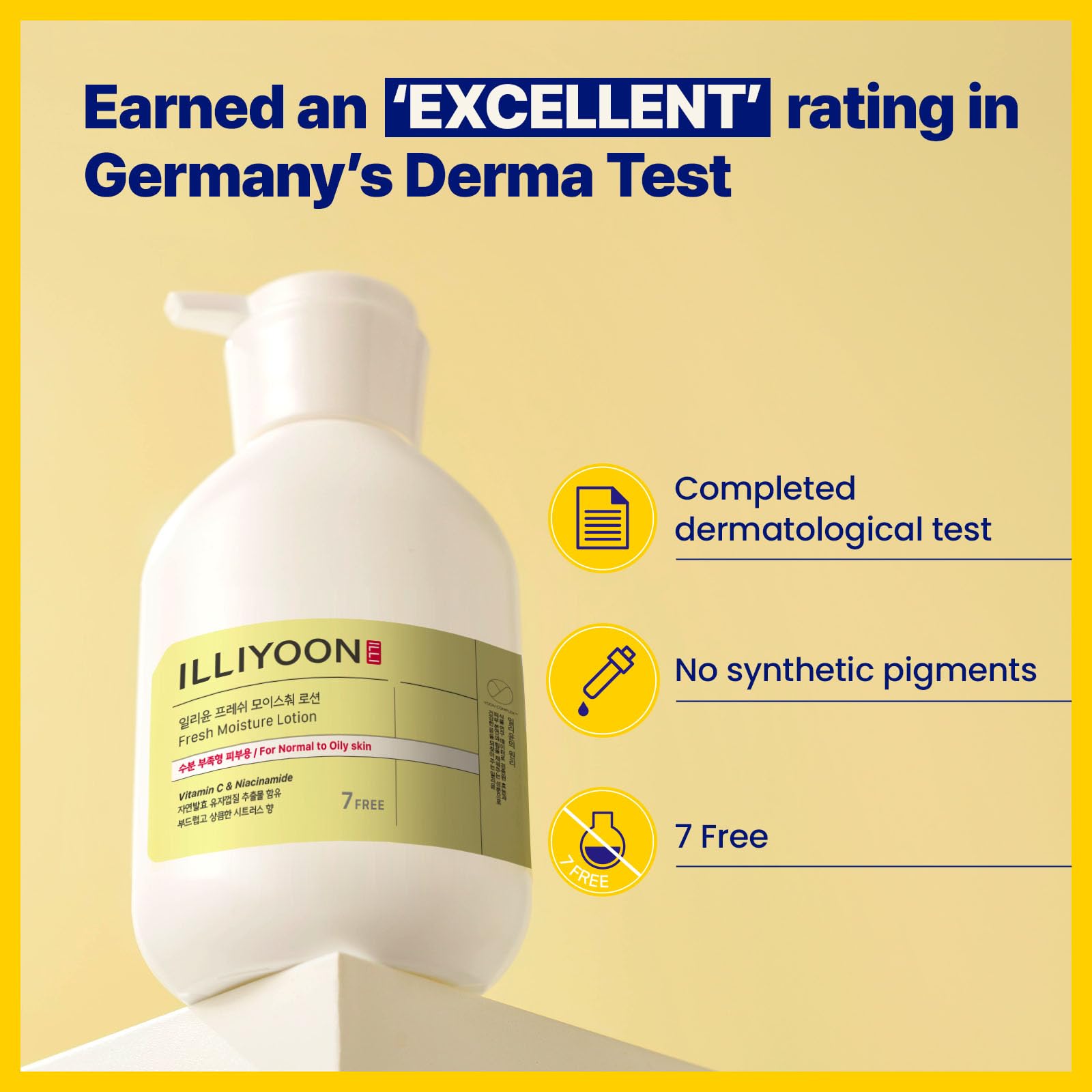 Illiyoon Fresh Moisture Lotion ginseng oil nourishes for a smooth, resilient skin feel