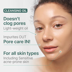 Illiyoon Textura de aceite ligero facilita un masaje facial diario.
