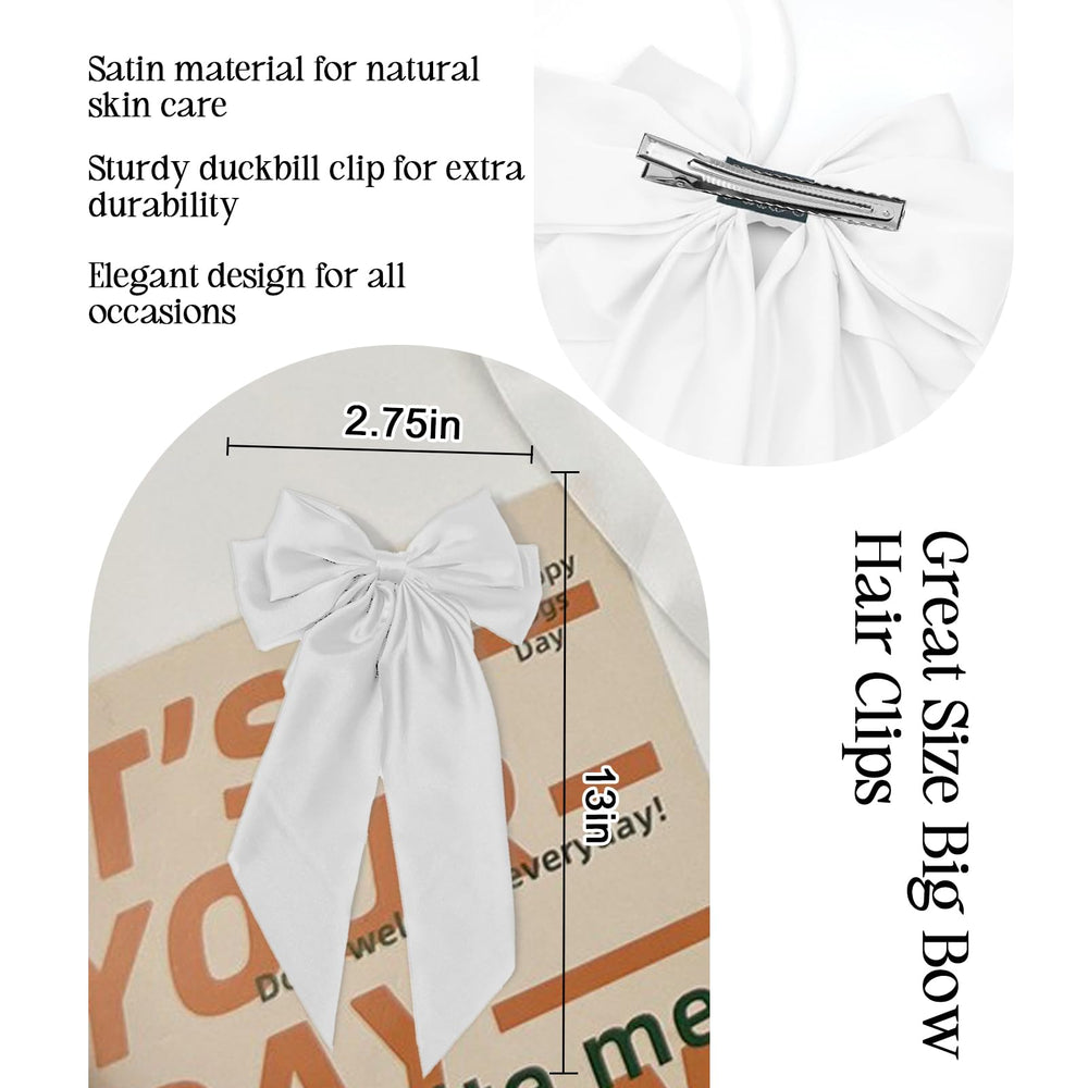 illpta lazo grande para niñas suave y cómodo para cualquier peinado