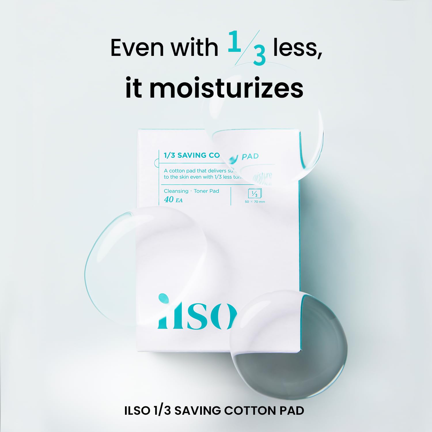 ILSO Algodón capa delgada para mascarilla, adherencia suave.