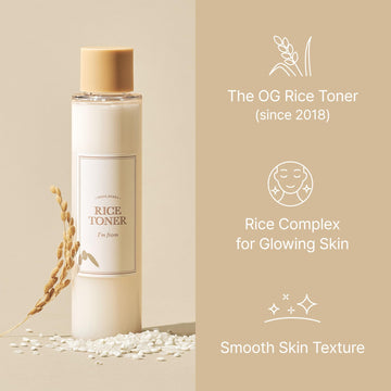 I’m from Rice Toner mini caja, ideal para viajar y llevar en bolso.