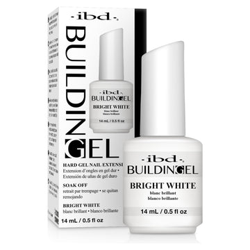 IBD Building Gel Bright White — vista frontal del producto