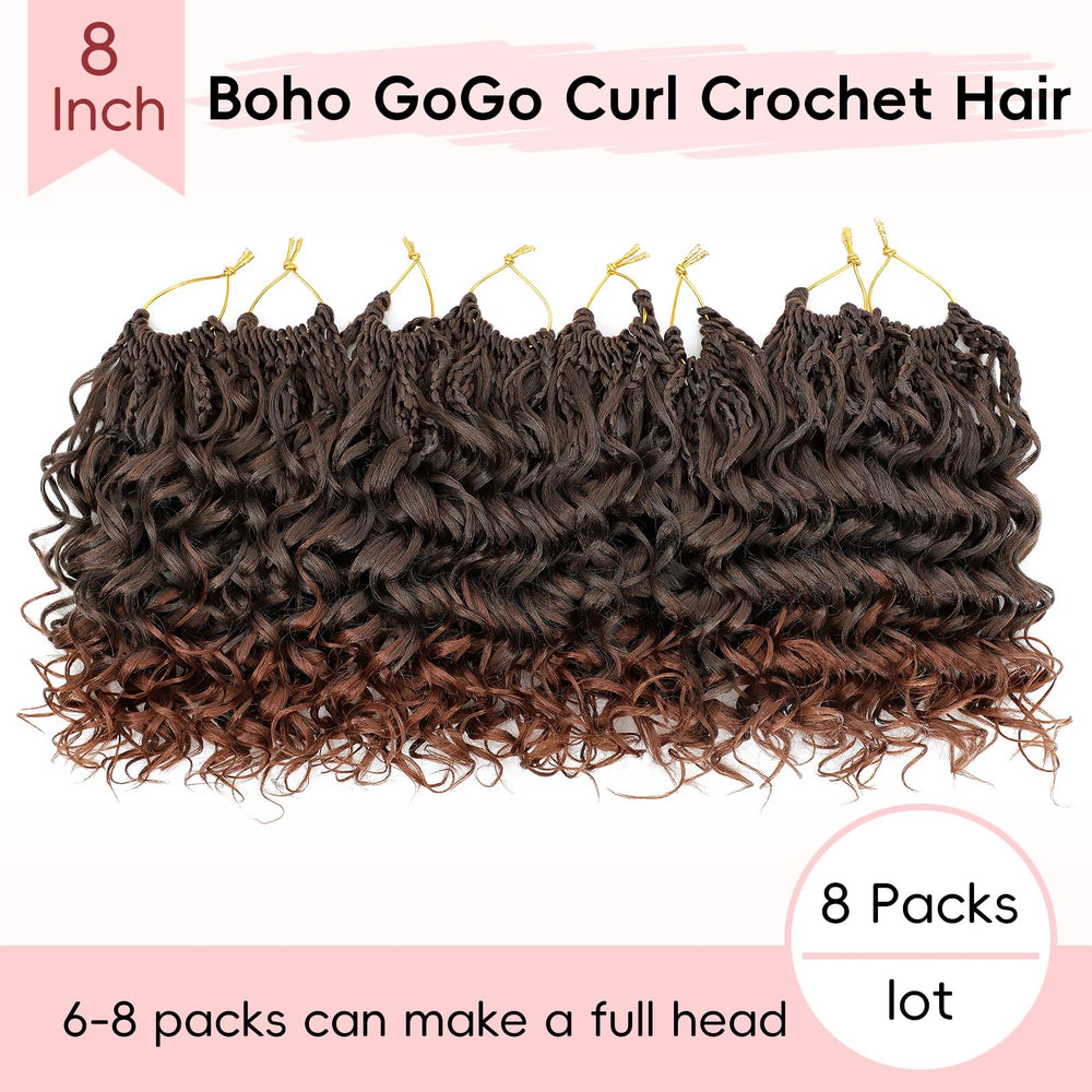 Aoisvk cabello crochet prehecho y pretorcido: instalación rápida.