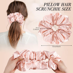 obeoby – 3 coleteros de satén grandes para el cabello | para dormir | regalo de San Valentín