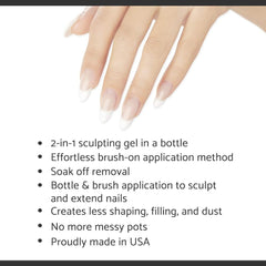 IBD Building Gel Bright White — otra perspectiva del producto