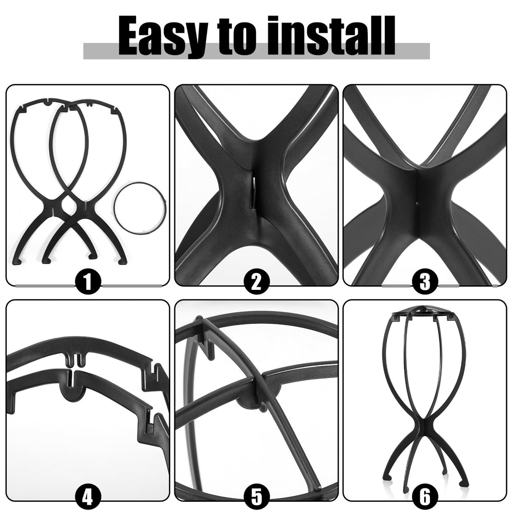 Obeoby pack dos soportes para pelucas ofrece soluciones para casa y estudio