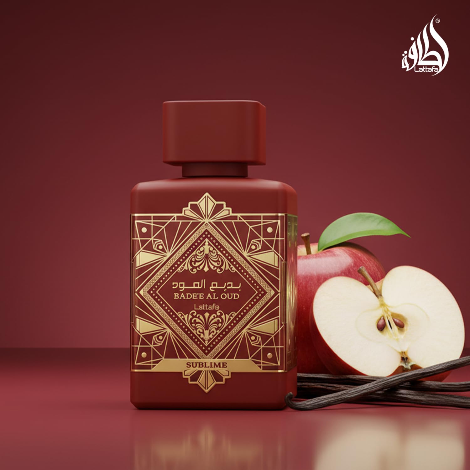 Lattafa Bade'e Al Oud Sublime – Fragancia unisex afrutada y fresca con vainilla, 100 ml