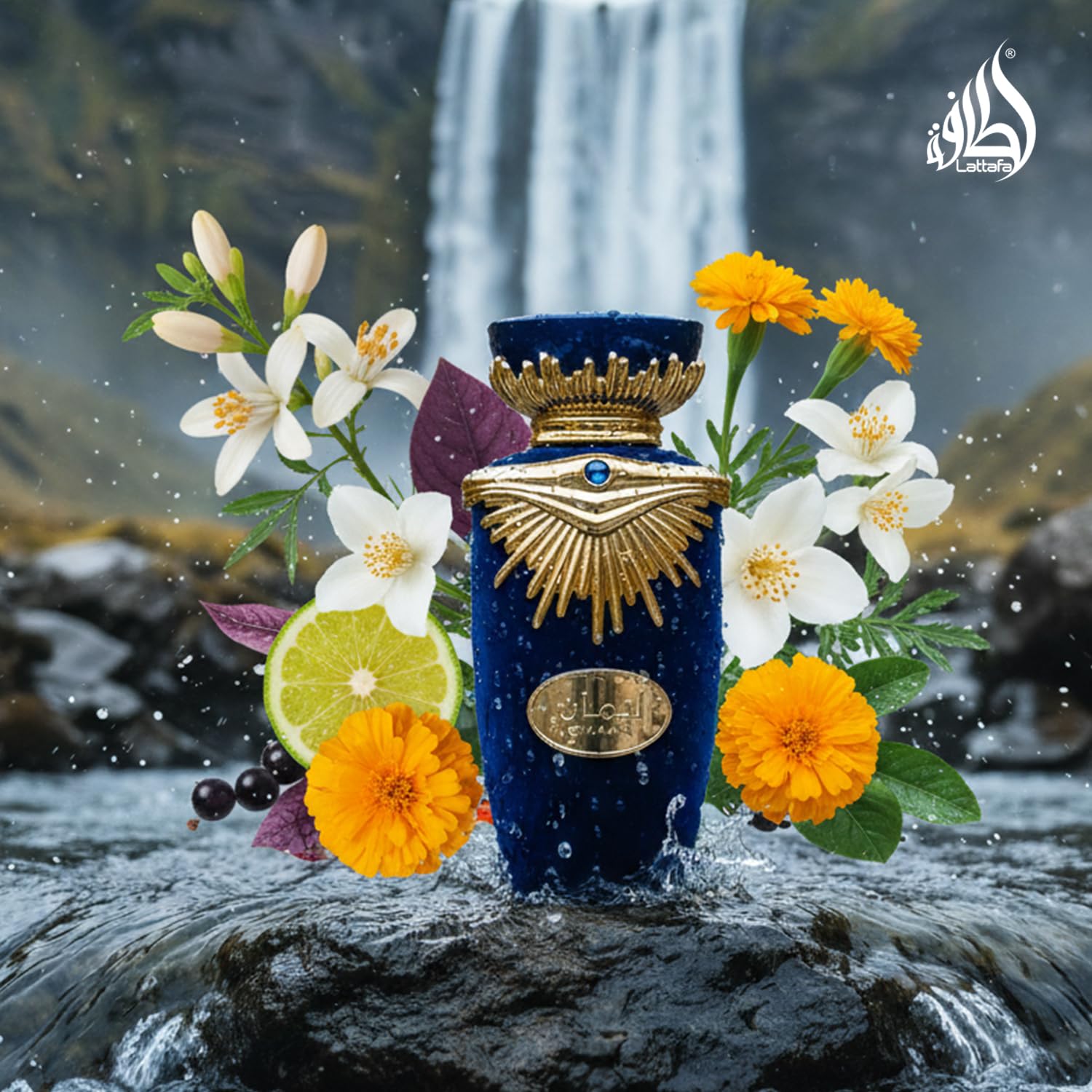 Lattafa Emaan – Perfume para hombres y mujeres, 100 ml, aroma floral y afrutado