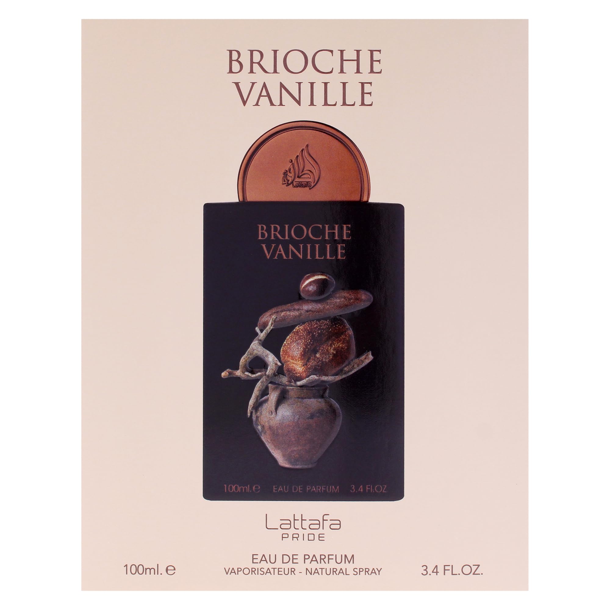 Lattafa Pride Brioche Vanille – Fragancia para él y para ella 100 ml | Notas dulces gourmet y florales