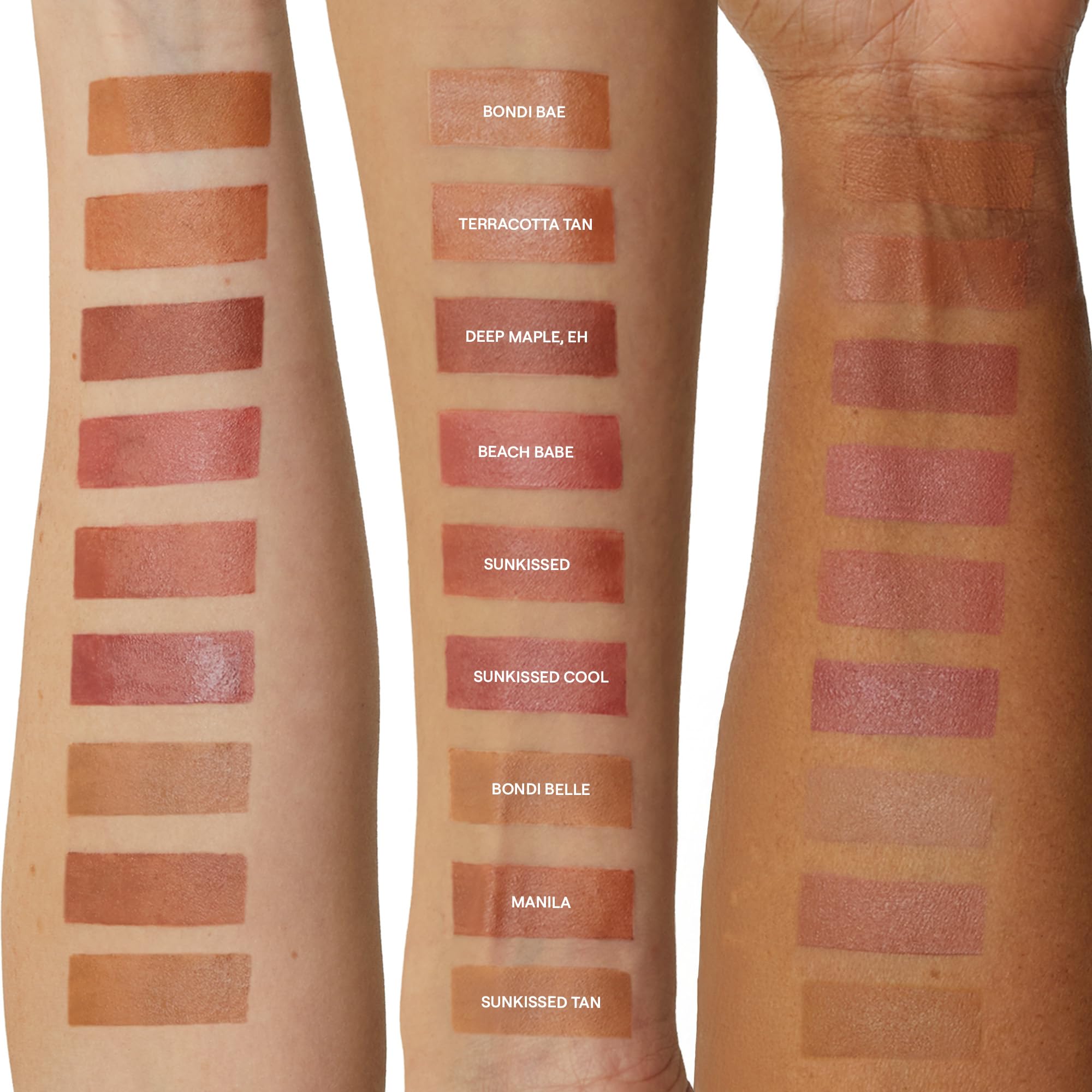 Nudestix Nudies Bronze Bondi Bae – Barra bronceadora 3 en 1 mate para mejillas, ojos y labios | Contorno natural