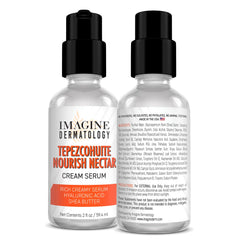 Imagine Dermatology Tepezcohuite Nourish crema textura sedosa para hidratación suave