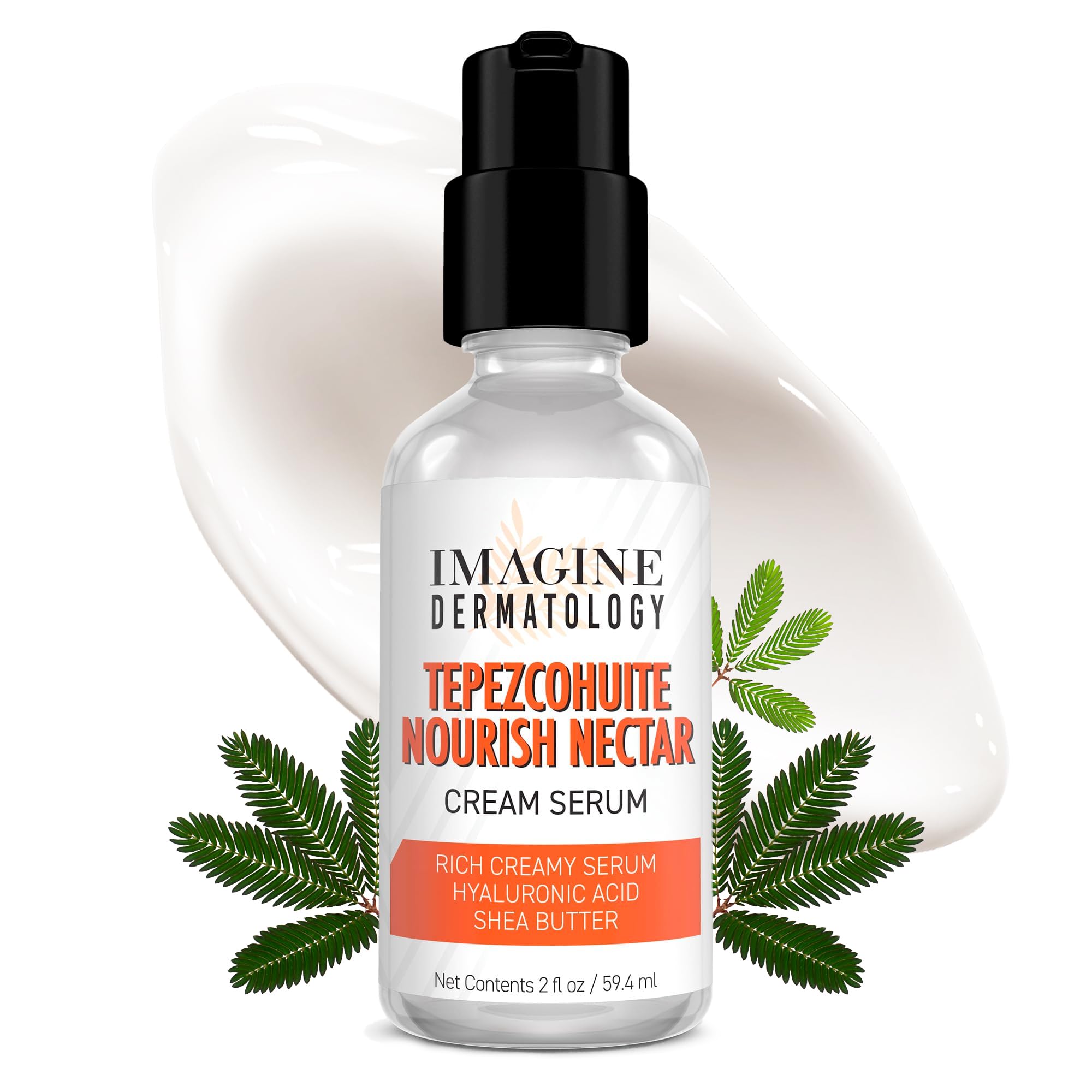 Imagine Dermatology Tepezcohuite Nourish frasco: crema nutritiva para piel suave y cómoda
