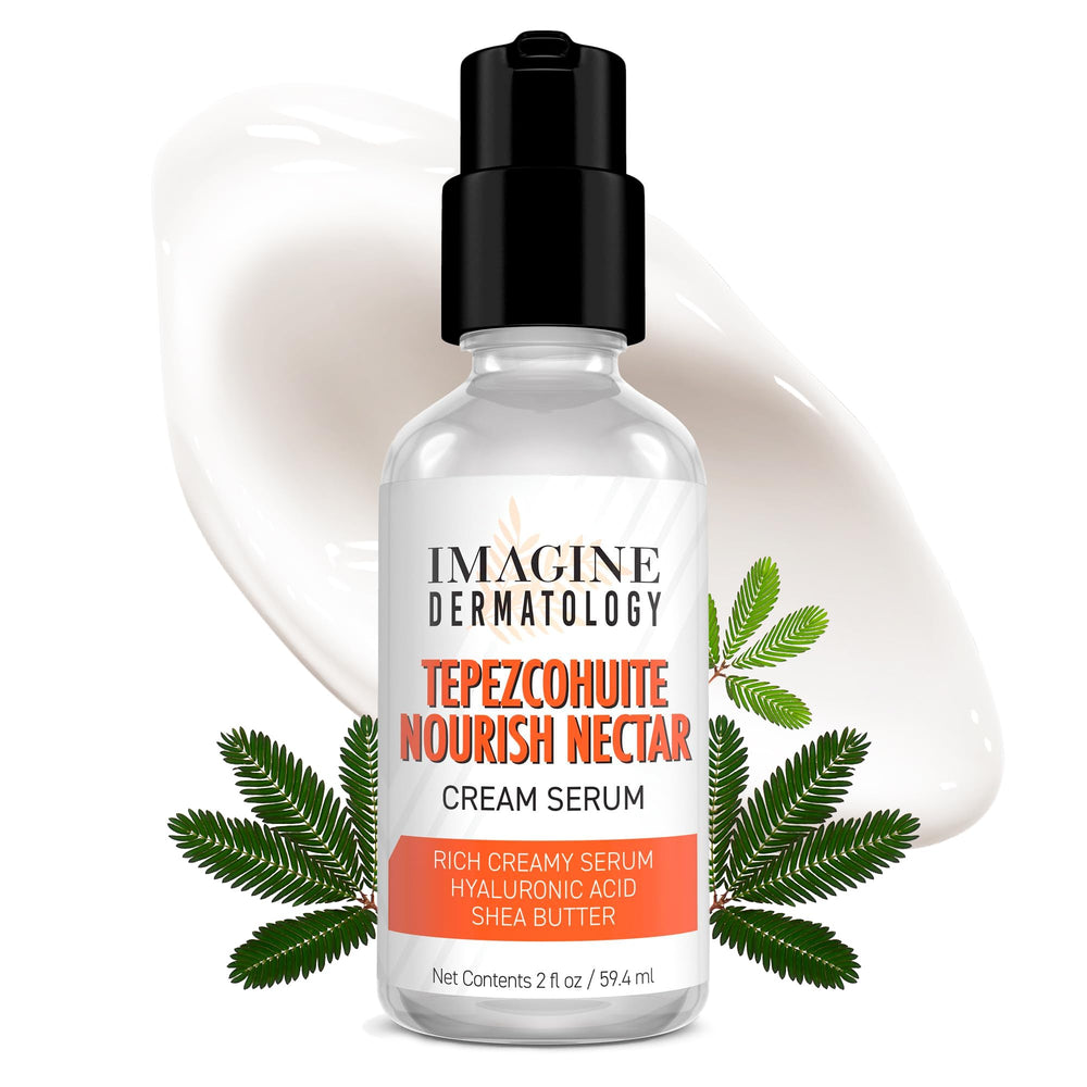 Imagine Dermatology Tepezcohuite Nourish frasco: crema nutritiva para piel suave y cómoda