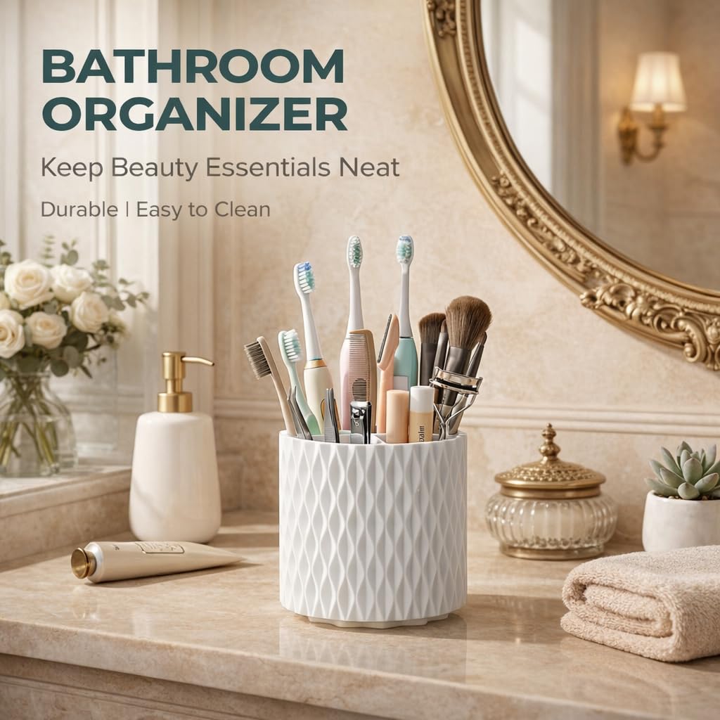 Imakmasion blanco elegante aporta estilo minimalista a tu tocador.
