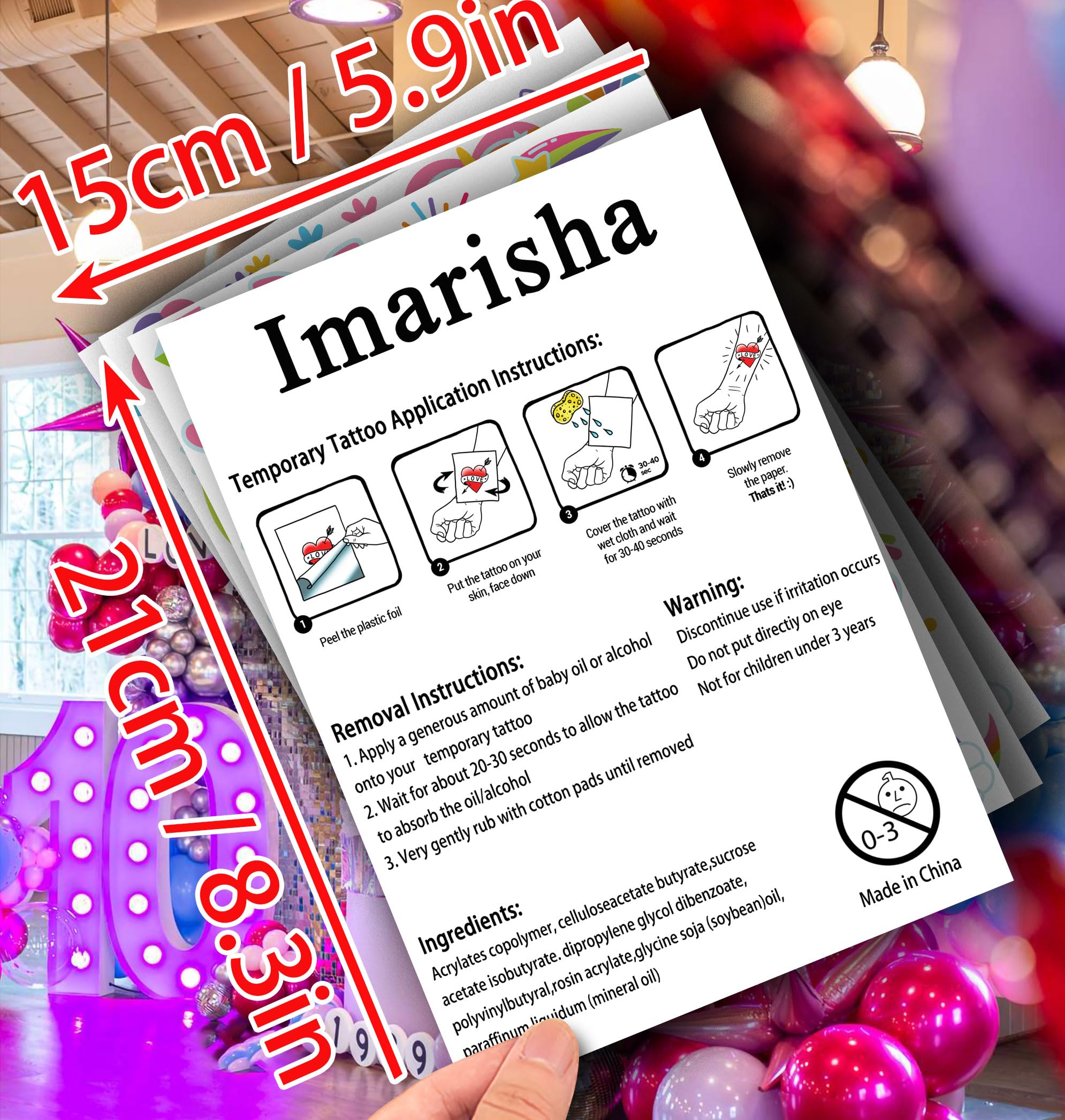 Imarisha unicornio brillos, complemento perfecto para cumpleaños temáticos y sesiones de fotos.