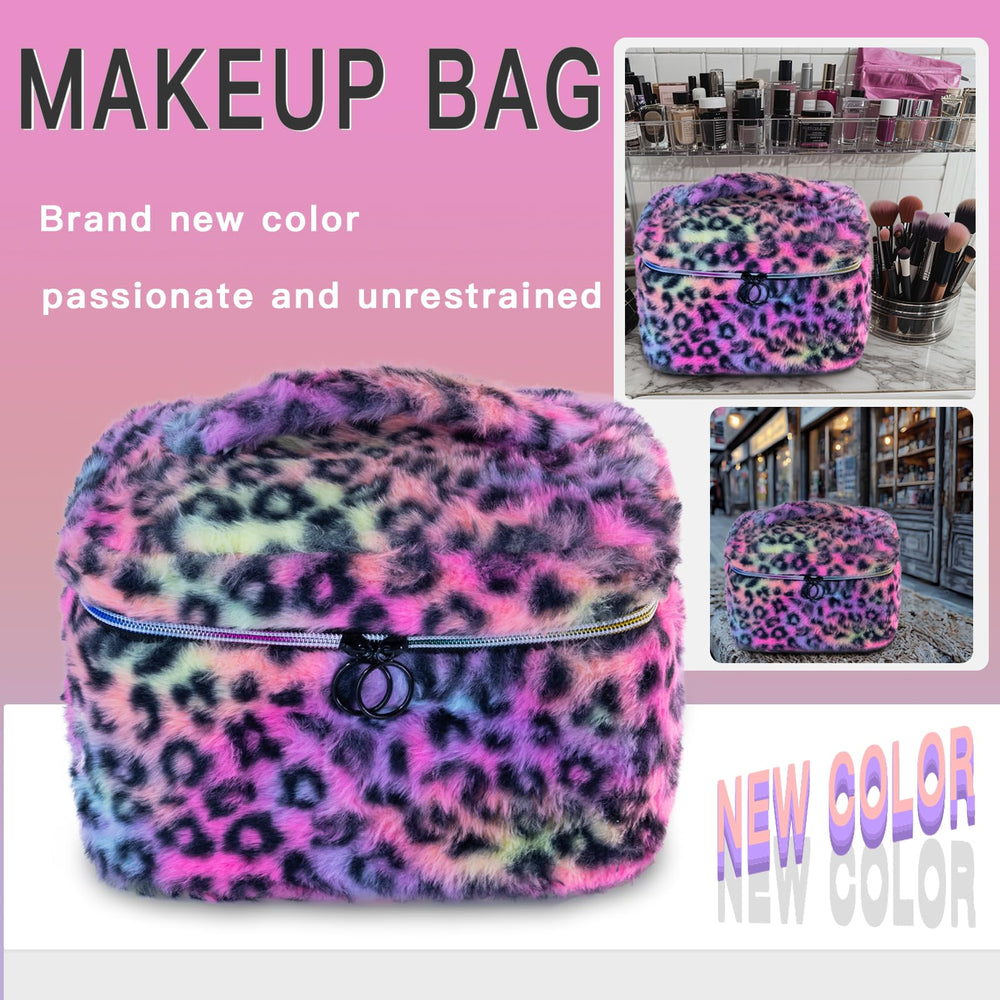 Estuche de maquillaje Imerelez acolchado, perfecto para viajes y organización diaria.
