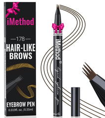 iMethod: lapiz de cejas con punta de cuatro ramas para un efecto natural, foto de primer plano