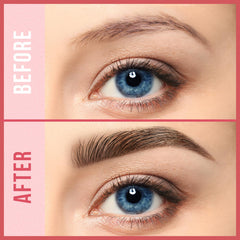 iMethod lápiz de cejas curvo resistente al agua para acabado duradero.