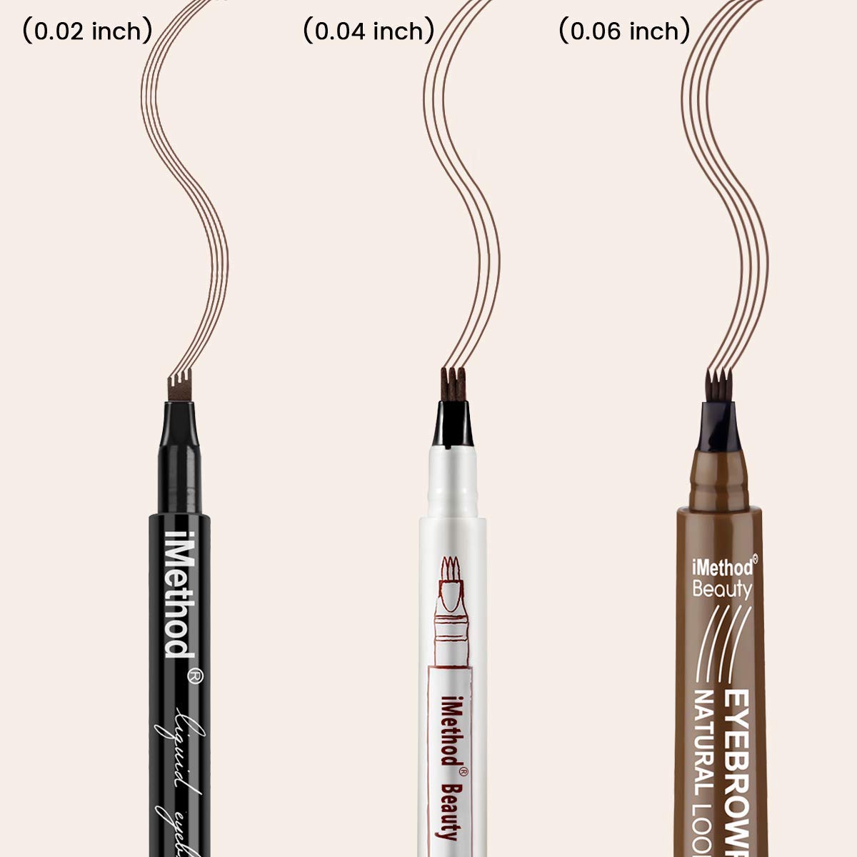 iMethod Eyebrow Pen capacidad 3ml para uso prolongado