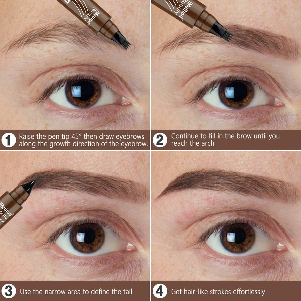 iMethod Eyebrow Pen punta tipo tenedor para trazos naturales