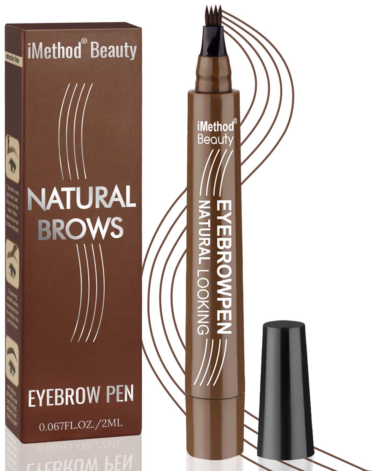 iMethod Eyebrow Pen trazos de pelo real para cejas definidas durante el día