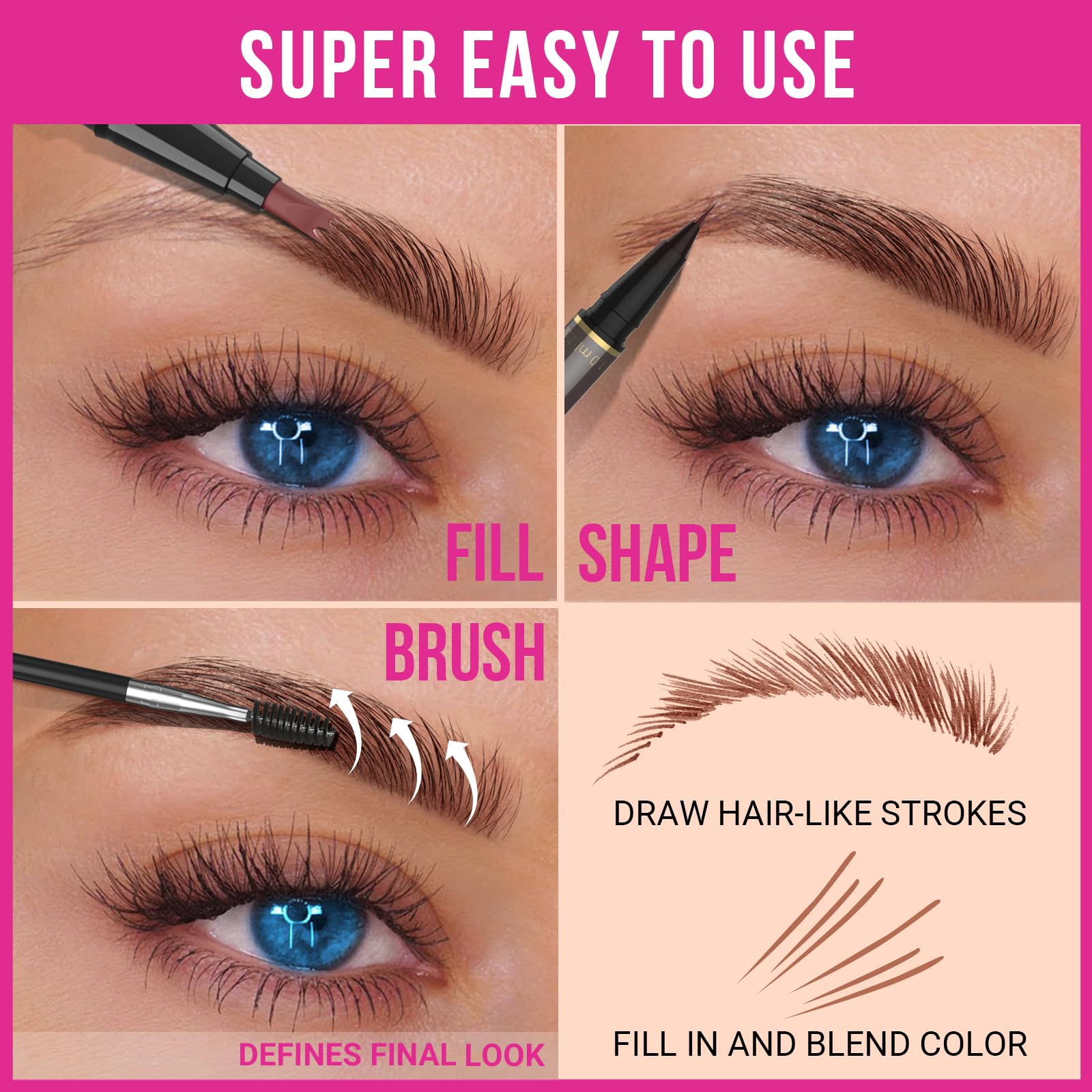 iMethod lapiz cejas compacto para retoques en cualquier bolso.