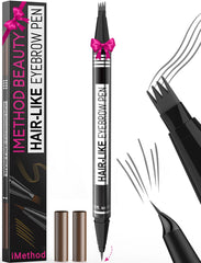 immethod lapiz cejas microblading, doble extremo para trazos naturales y llenado rápido.