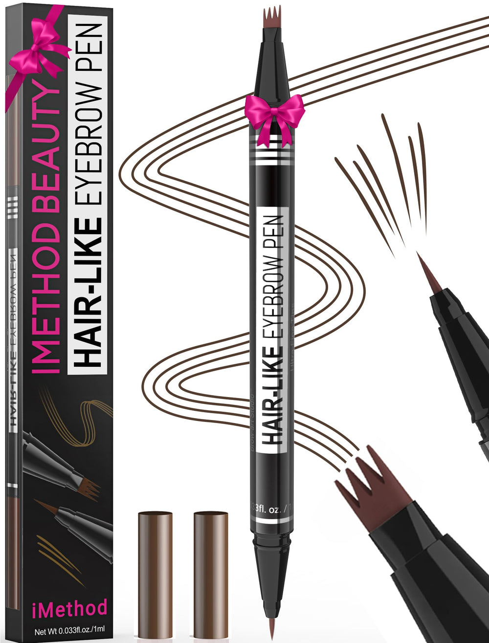 iMethod Microblading Cejas con punta 4 ramas para trazos realistas