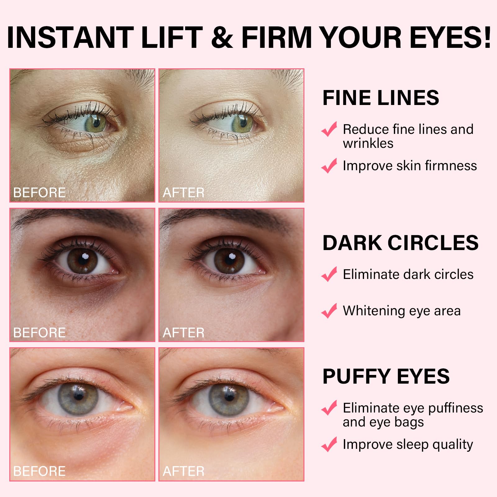 iMethod PDRN Parches Ojos Antiarrugas suavizan líneas finas