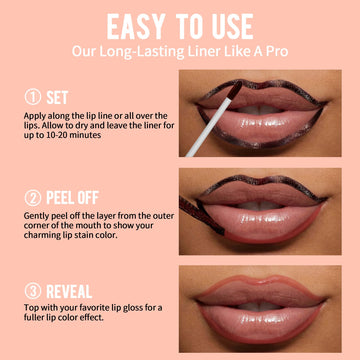 tinte labial iMethod aplicación rápida para un look duradero.