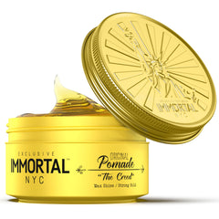 Immortal NYC Creed pomada para cabello, fijación fuerte y brillo máximo.