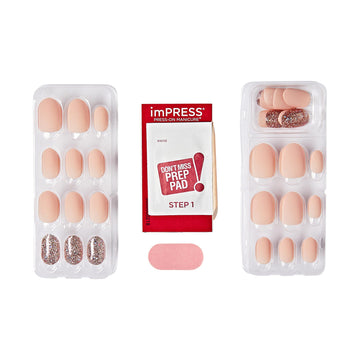 impres evanesce prep pad incluido para preparar uñas fácilmente.