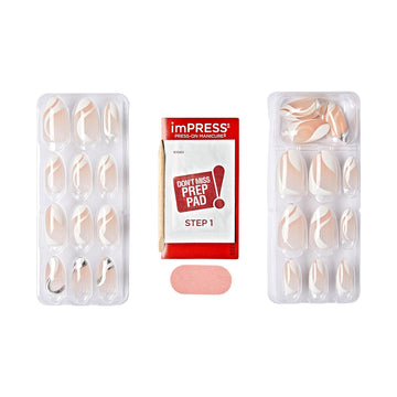 imPRESS glitter blanco para un look moderno