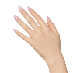 imPRESS Diseño morado coffin, aspecto elegante y natural