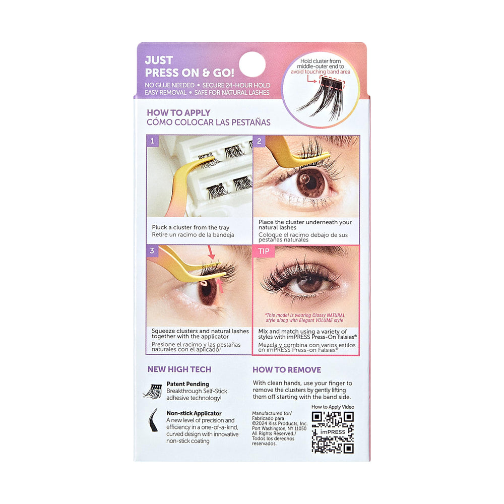 Longitud de 10 a 12 mm con imPRESS Falsies para rasgos y ocasiones