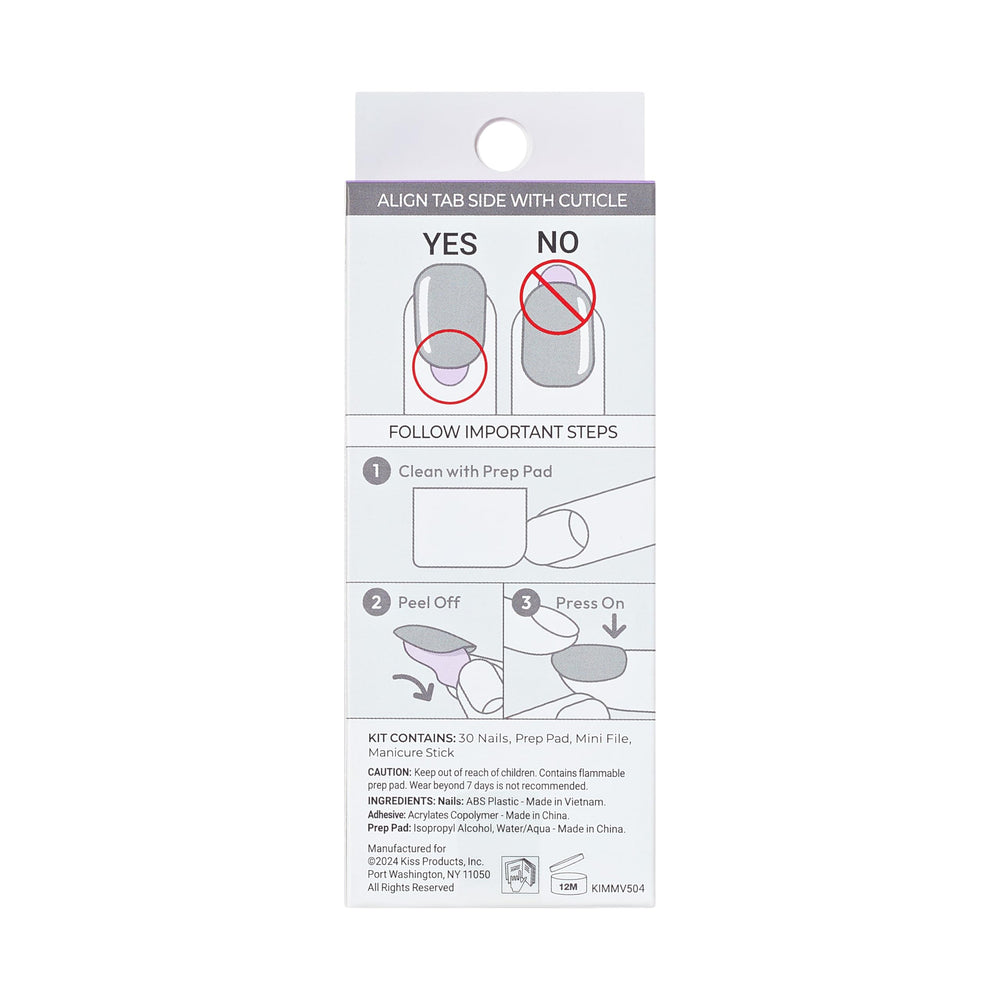 Instrucciones incluidas: guía clara para aplicar uñas en casa.