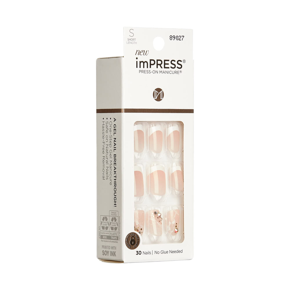 imPRESS kit de manicura en casa con 30 uñas y accesorios