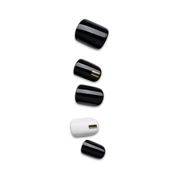 Kit imPRESS con toallita preparadora, lima y palo para manicura casera.
