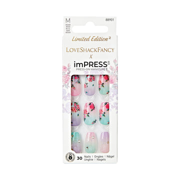 imPRESS Lilac Crush uñas-pack: belleza temporal con acabado lila elegante