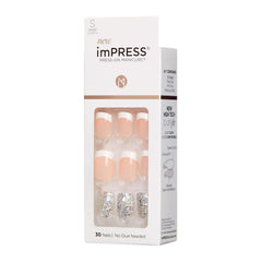Palillo cuticula de imPRESS para empujar suavemente la cutícula y preparar la uña