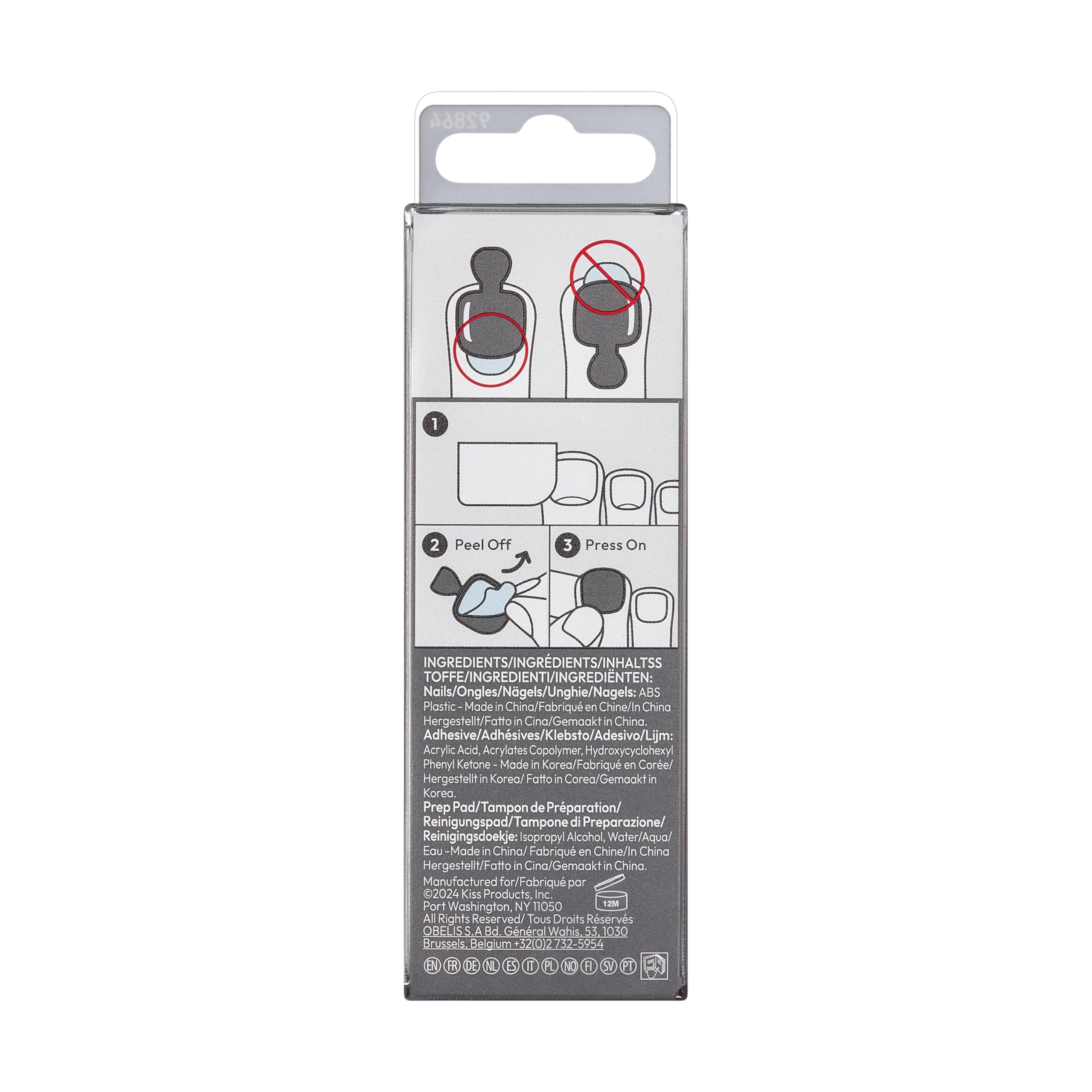 Kit imPRESS Ride With Me con 24 uñas y accesorios para un cambio inmediato.