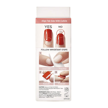 Uñas imPRESS PureFit con ajuste natural y cómodo en gris corto.