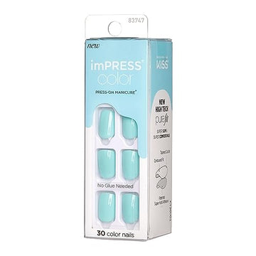 Uñas sólidas de imPRESS con acabado gel para uso en casa