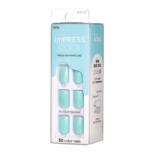 Uñas sólidas de imPRESS con acabado gel para uso en casa