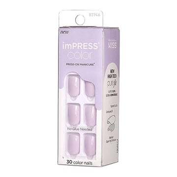 imPRESS uñas color sólido: acabado uniforme y duradero.
