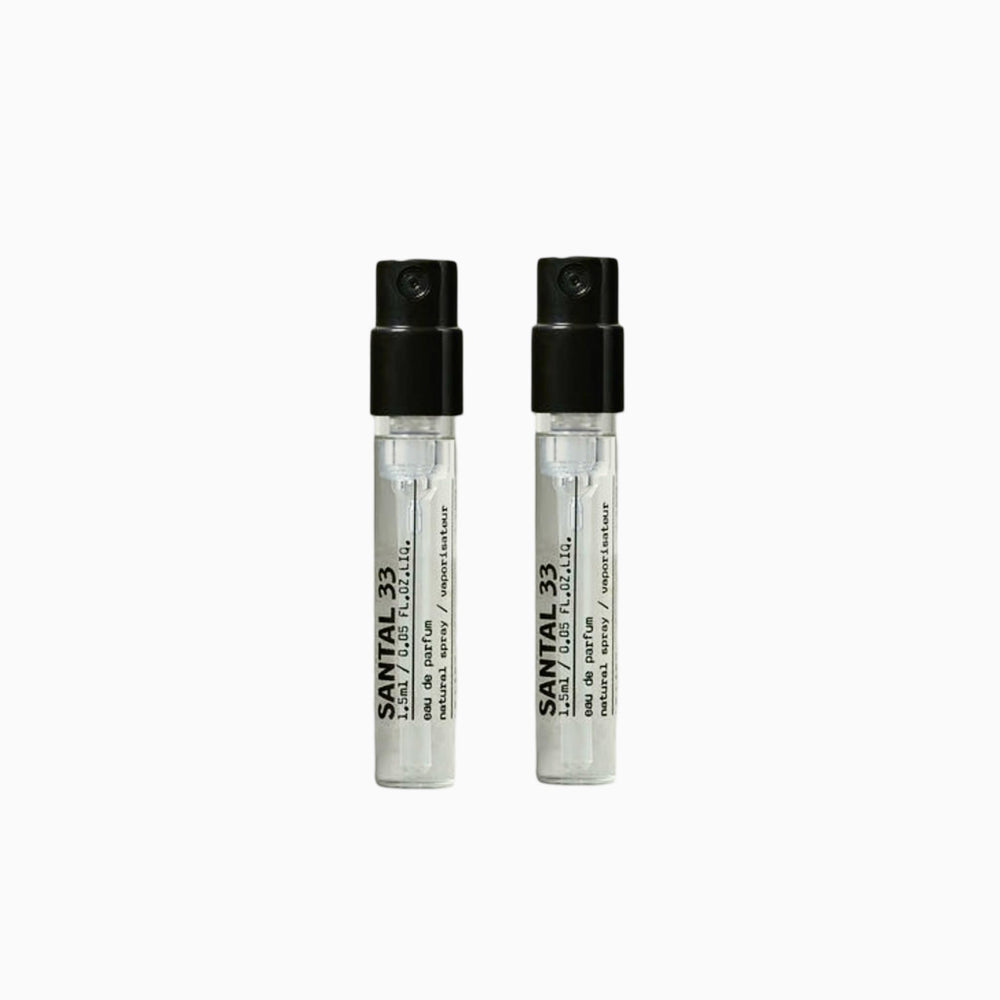 In1mart 2 Santal. 33, muestra en atomizador para probar aroma amaderado suave
